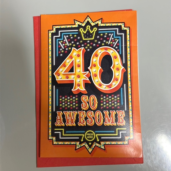 Hallmark Party Supplies Hallmark 4 So Awesome Birthday Card Envelope Poshmark